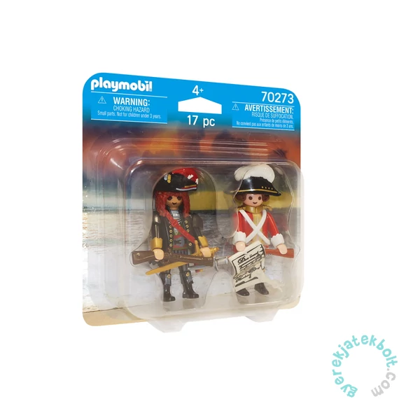 Playmobil - Duo Pack - Kalózkapitány és brit katona játékszett