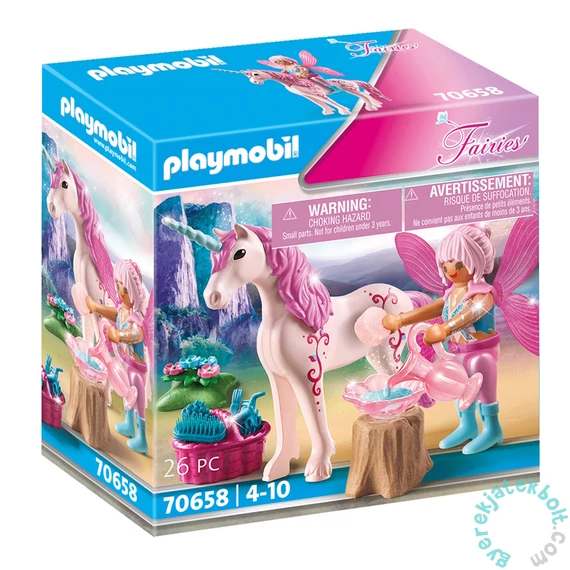 Playmobil - Fairies - Egyszarvú ápoló tündérrel játékszett