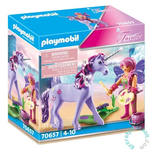 Playmobil - Fairies - Egyszarvú festő tündérrel játékszett