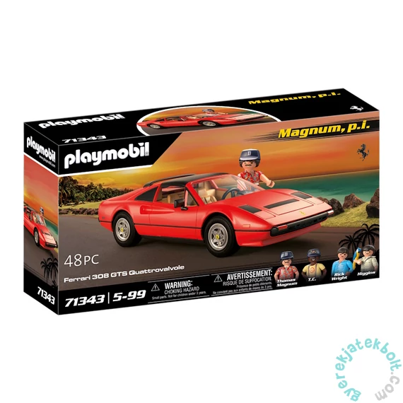 Playmobil - Ferrari - Magnum Ferrari 308 GTS Quattrovalvole játékszett