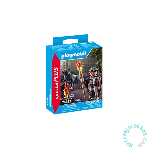 Playmobil - Special Plus - Harcos farkassal játékszett (71482)