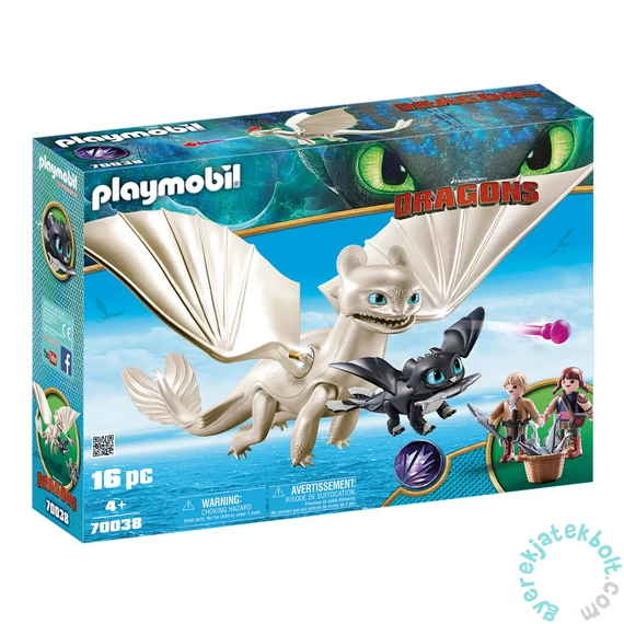 Playmobil - Így neveld a sárkányodat - Fényfúria bébisárkánnyal és gyerekekkel játékszett