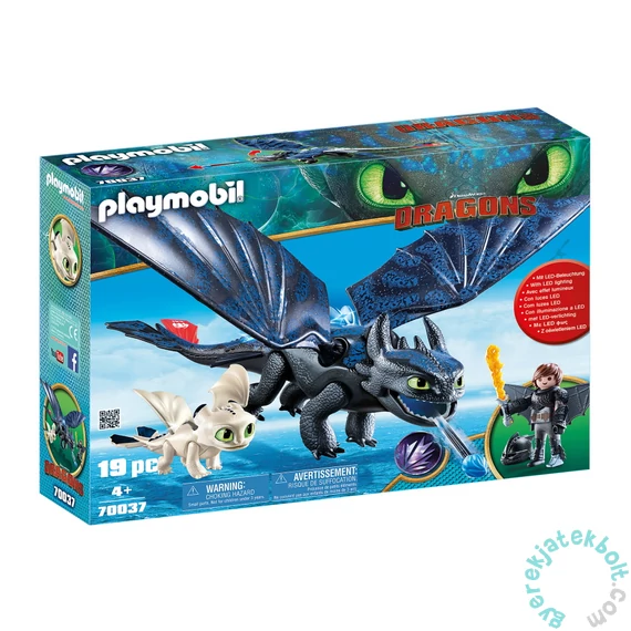 Playmobil - Így neveld a sárkányodat - Fogatlan és Hablaty kis sárkánnyal játékszett