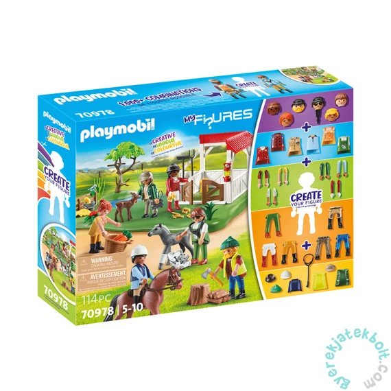 Playmobil - My Figures - Lovas Farm játékszett