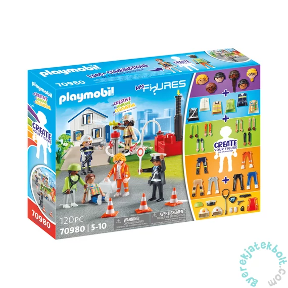 Playmobil - My Figures - Mentőakció játékszett
