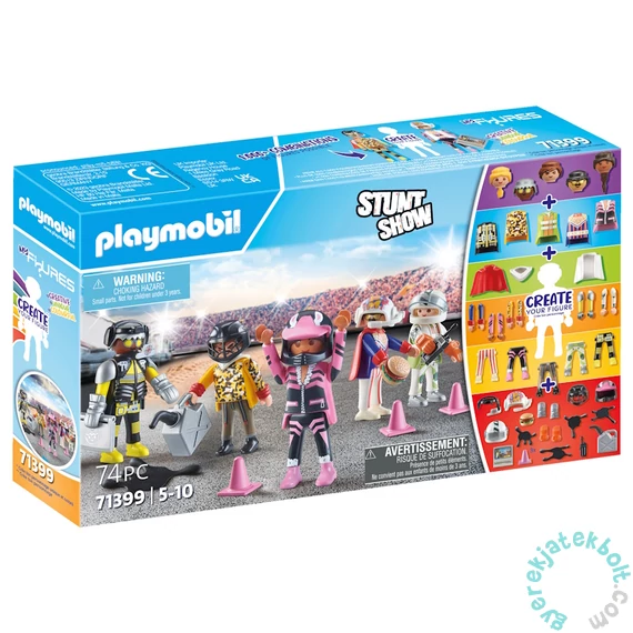 Playmobil - My Figures - Stuntshow - Kaszkadőrök figuraszett