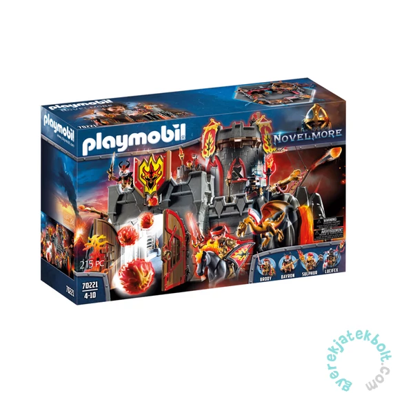 Playmobil - Novelmore - Burnham tűzszikla erődje játékszett