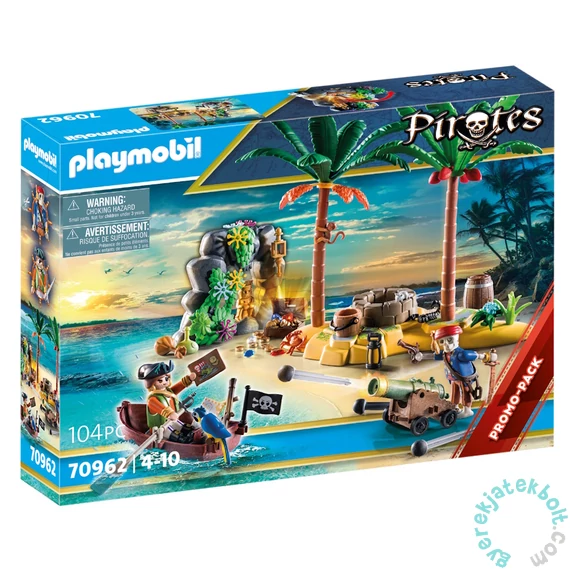 Playmobil - Pirates - Kalózsziget csontvázzal játékszett