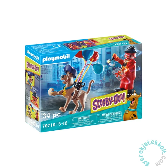 Playmobil- Scooby-Doo! - Ghost Clown kaland játékszett