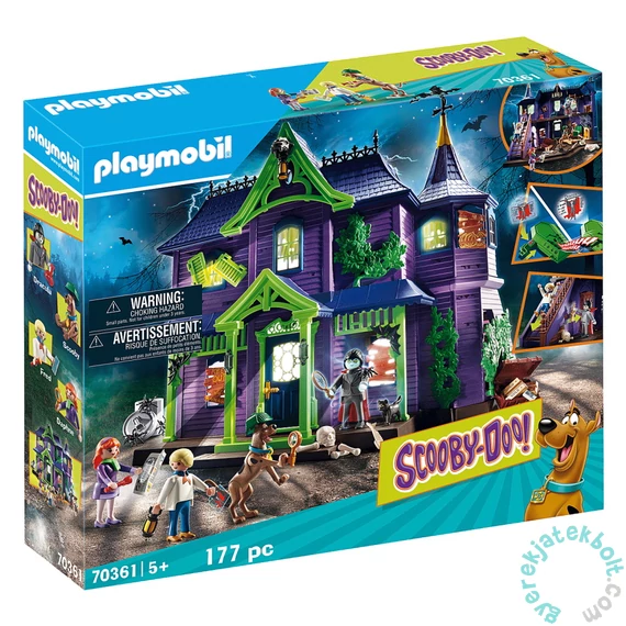 Playmobil - Scooby-Doo! - Kaland a kísértetházban játékszett