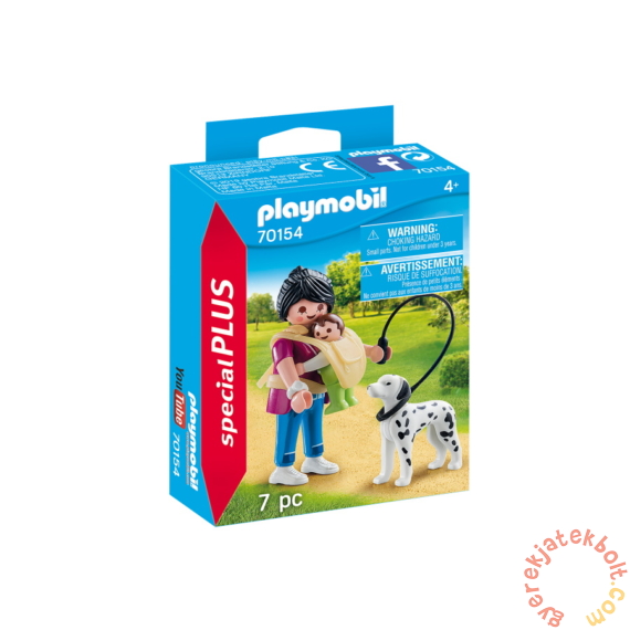 Playmobil - Special Plus - Anyuka kisbabával és kutyával játékszett