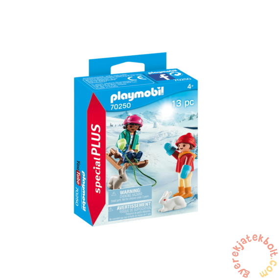 Playmobil - Special Plus - Szánkózó gyerekek játékszett