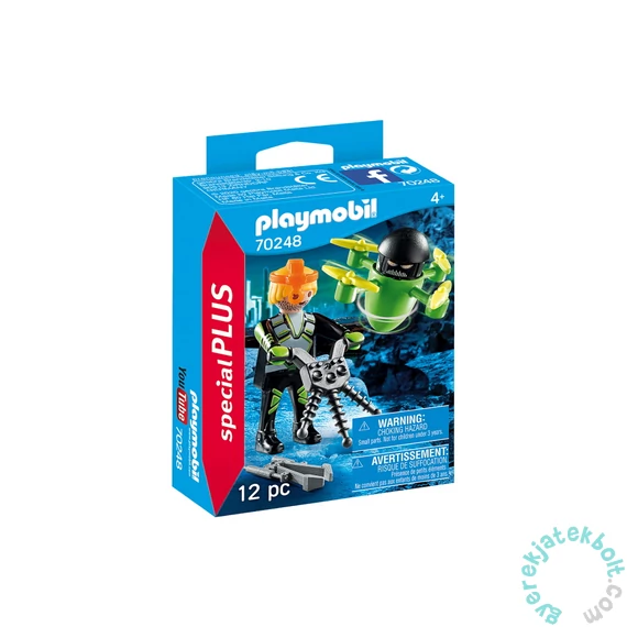 Playmobil - Special Plus - Ügynök drónnal játékszett