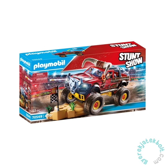 Playmobil - Stuntshow - Monster Truck Bika játékszett