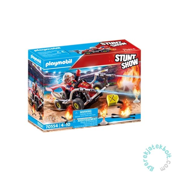 Playmobil - Stuntshow - Tűzoltó gokart játékszett