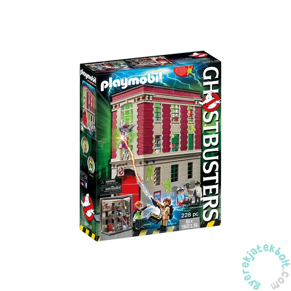 Playmobil - Szellemirtók - Szellemirtók tűzoltó állomása játékszett