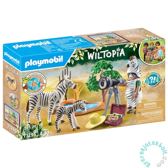 Playmobil - Wiltopia - Állatfotózás játékszett