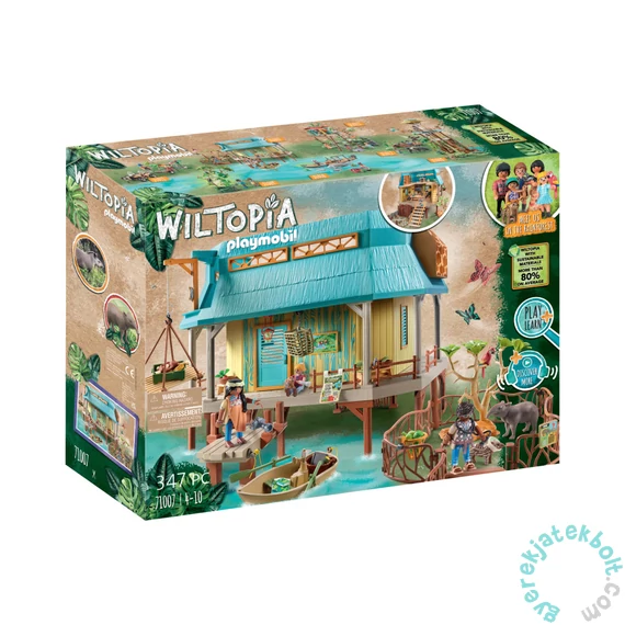 Playmobil - Wiltopia - Állatgondozó játékszett