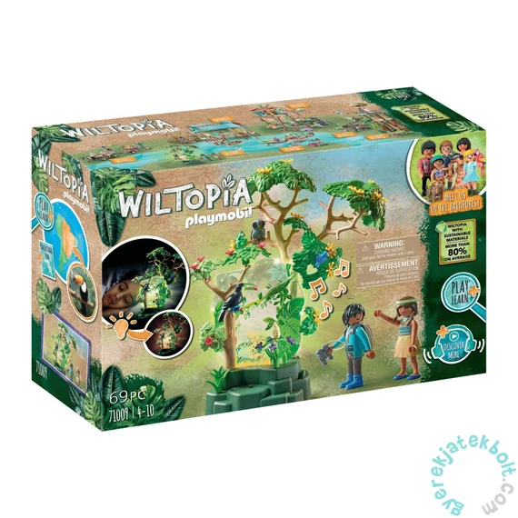 Playmobil - Wiltopia - Esőerdő éjjeli fény játékszett