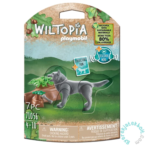 Playmobil - Wiltopia - Farkas figura