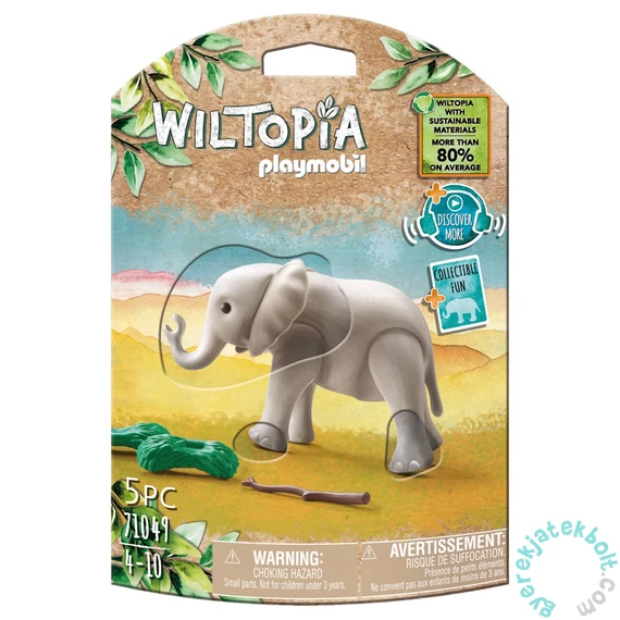 Playmobil - Wiltopia - Kis elefánt figura