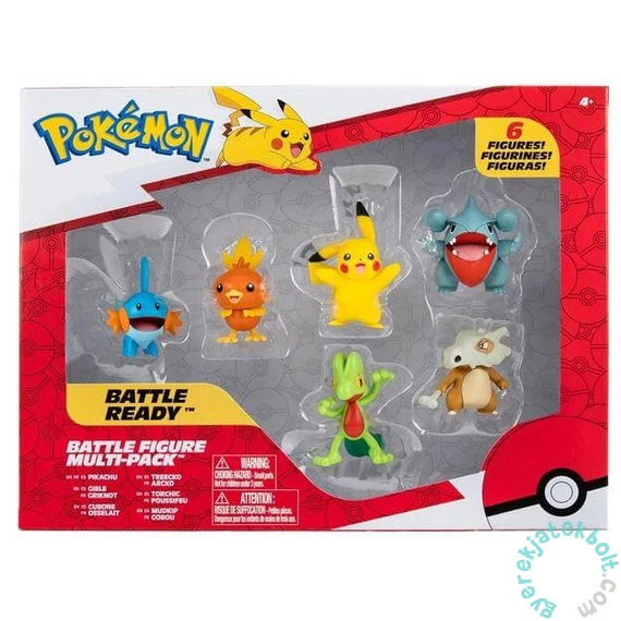 Pokémon 6 db-os akciófigura szett (PKW2685)
