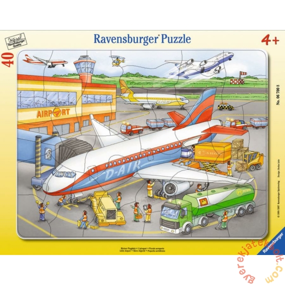 Ravensburger 40 db-os keretes puzzle - A kis repülőtér (06700)