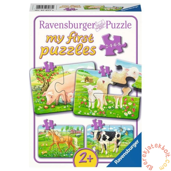 Ravensburger Első Baby puzzle - Aranyos állatok a farmon (07077)