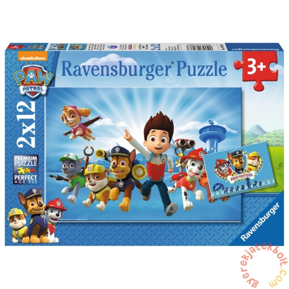 Ravensburger 2 x 12 db-os puzzle - Mancs őrjárat (07586)