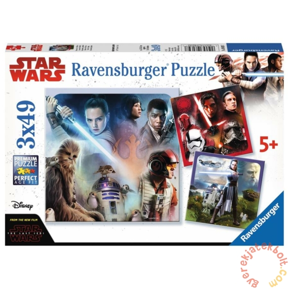 Ravensburger 3 x 49 db-os puzzle - Star Wars VIII - Az utolsó Jedik (08039)