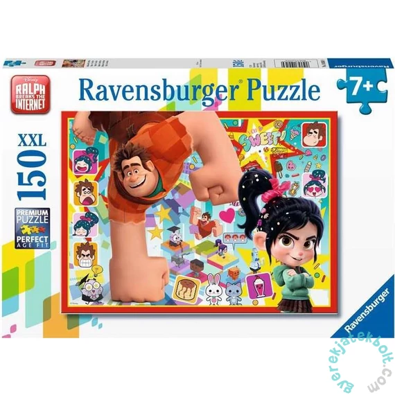 Ravensburger 150 db-os XXL puzzle -Rontó Ralph - Ralh lezúzza a netet (10056)