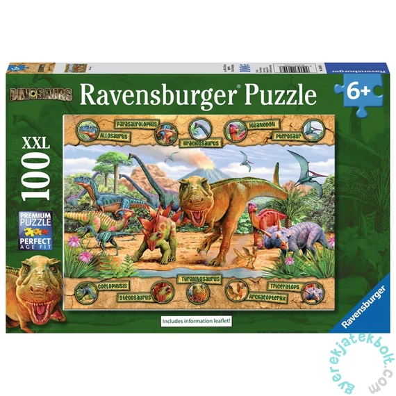 Ravensburger 100 db-os XXL puzzle - Dinoszauruszok (10609)