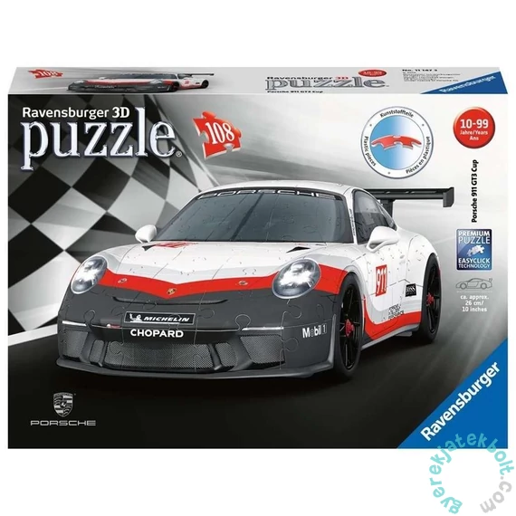 Ravensburger 108 db-os 3D puzzle - Porsche GT3 Cup (11147)
