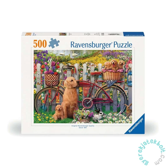 Ravensburger 500 db-os puzzle - Kutyák a kertben (12000209)