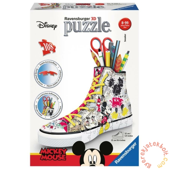 Ravensburger 108 db-os 3D  puzzle - Tornacipő Mickey Mouse (12055)