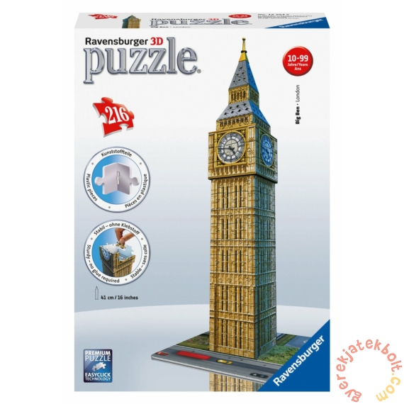 Ravensburger 216 db-os 3D puzzle - Big Ben - London (12554)