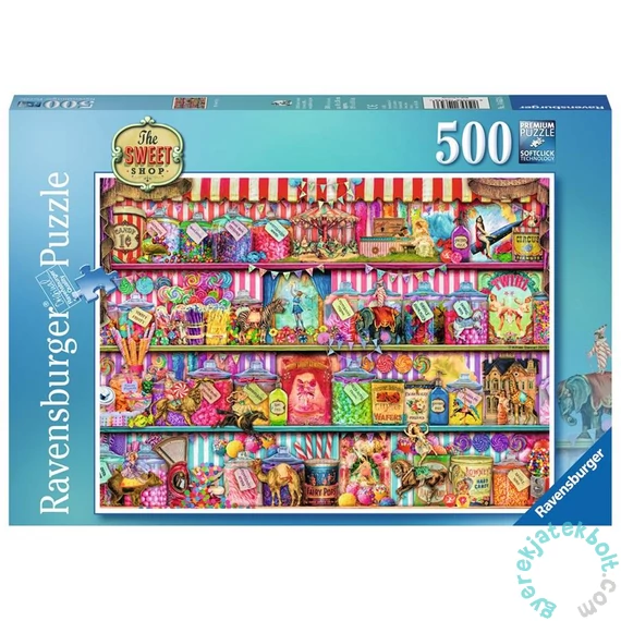 Ravensburger 500 db-os puzzle - A cukorka bolt, Aimee Stewart (14653)