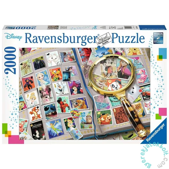 Ravensburger 2000 db-os puzzle - Disney bélyeggyűjtemény (16706)