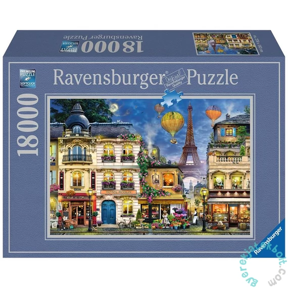 Ravensburger 18000 db-os puzzle - Esti séta Párizsban (17829)