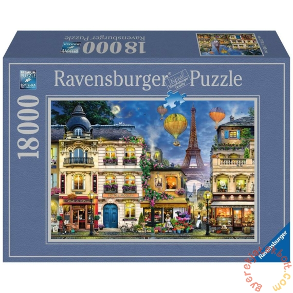Ravensburger 18000 db-os puzzle - Esti séta Párizsban (17829)