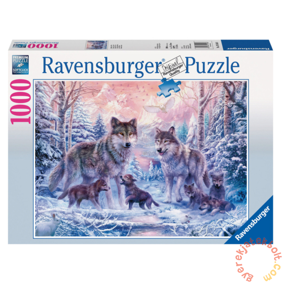 Ravensburger 1000 db-os puzzle - Sarkvidéki farkasok (19146)