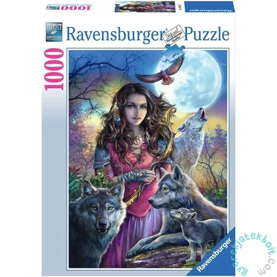 Ravensburger 1000 db-os puzzle - Farkasok védelmezője (19664)