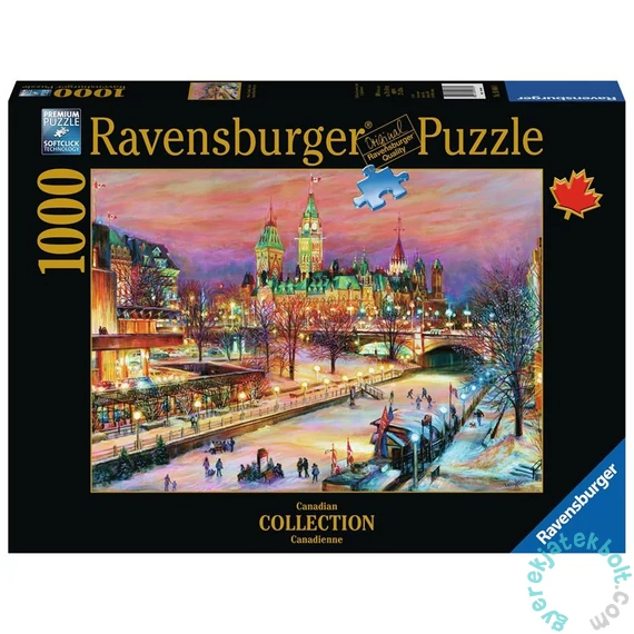 Ravensburger 1000 db-os puzzle - Canadian Collection - Winterlude fesztivál, Ottawa (19868)