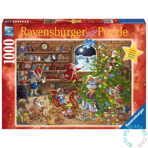 Ravensburger 1000 db-os puzzle - Karácsonyi készülődés (19882)