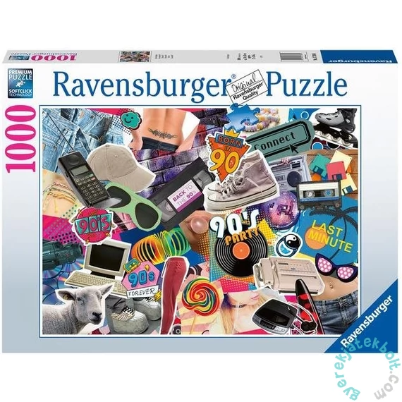 Ravensburger 1000 db-os puzzle - 90es évek (17388)