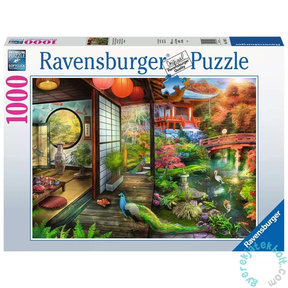 Ravensburger 1000 db-os puzzle - Kyoto Japanese Garden Teahouse (17497)
