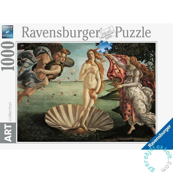 Ravensburger 1000 db-os Art puzzle - Boticelli - Vénusz születése (12000068)15769)