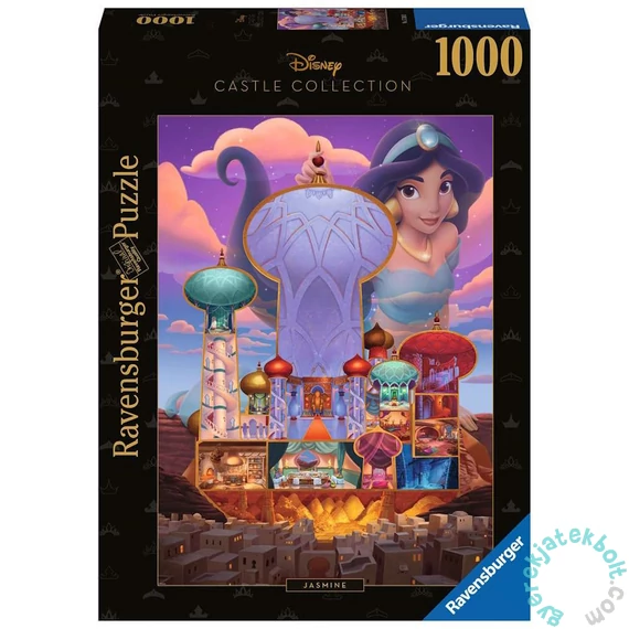 Ravensburger 1000 db-os puzzle - Disney Castle collection - Jázmin Hercegnő (17330)