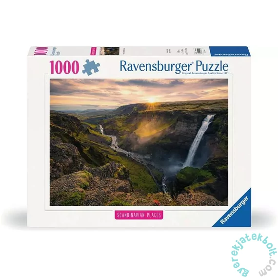 Ravensburger 1000 db-os puzzle - Haifoss vízesés - Izland (12000110)