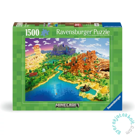 Ravensburger 1500 db-os puzzle - A Minecraft világa (12000433)